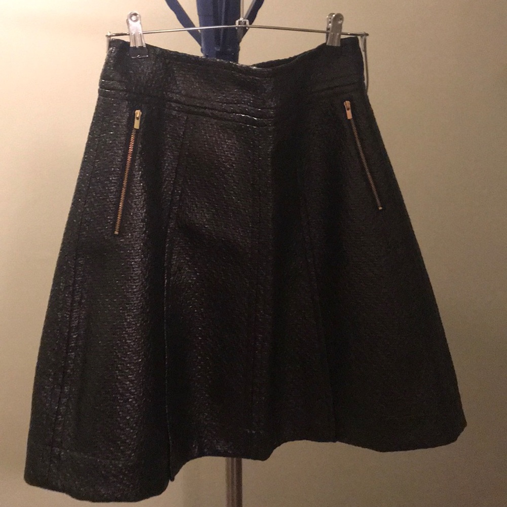 Black Pleather skirt